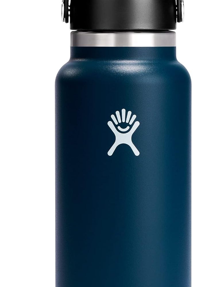 Hydro Flask Wide Mouth Insulated Water Bottle with Flex Cap - 32 Oz Indigo - Image 1